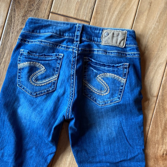 Silver Suki Capri size 27 - Picture 3 of 4